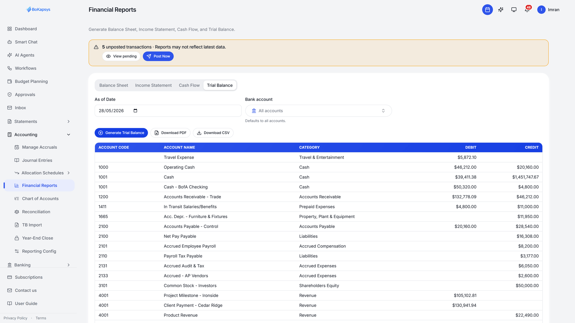 Professional Reports in One Click