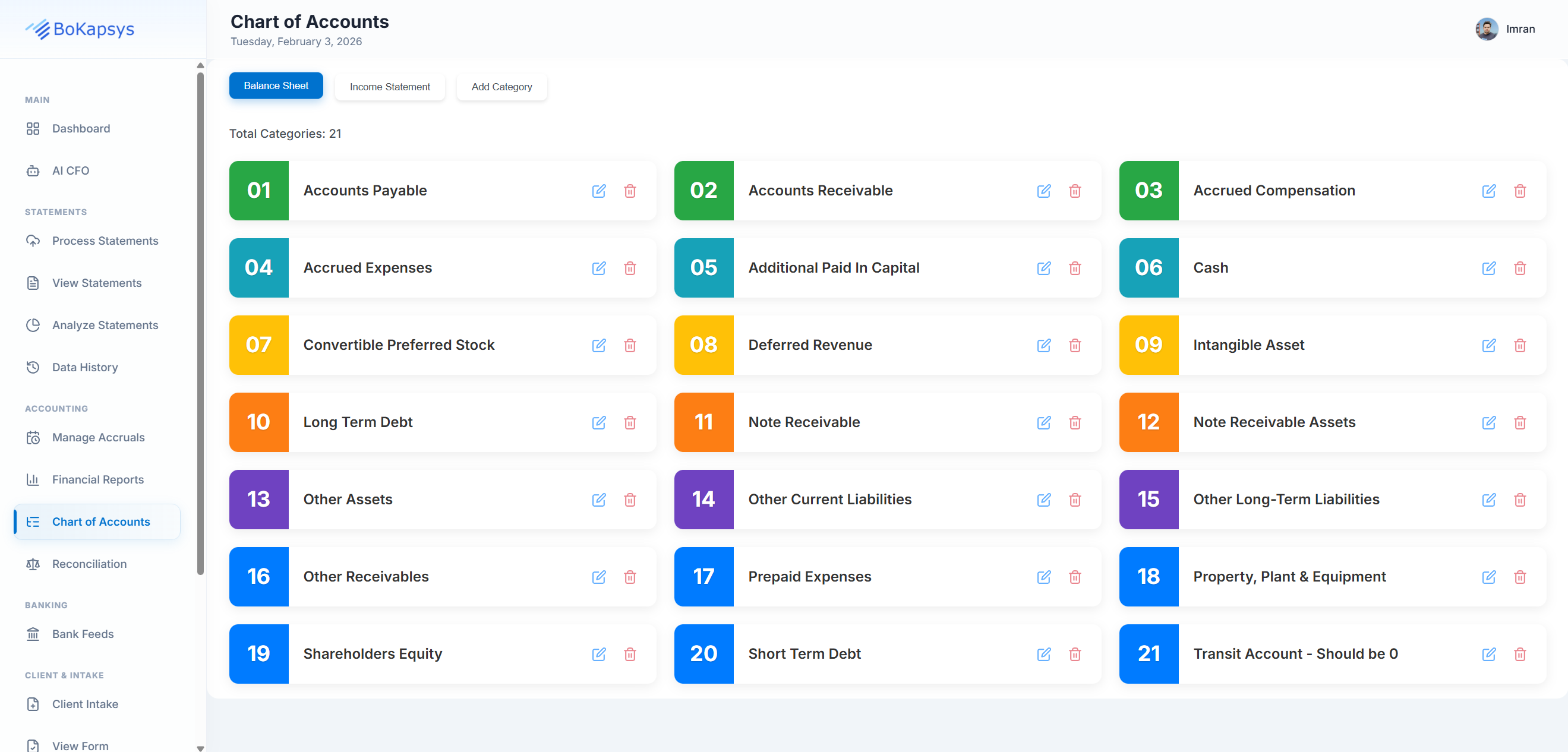 One-Click Account Reconciliation